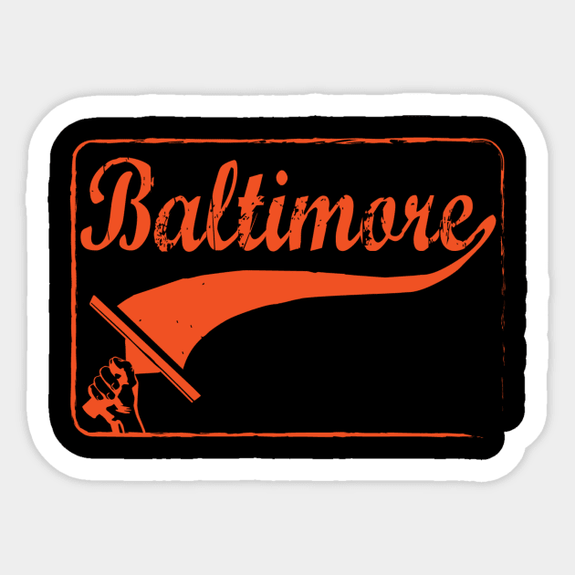 Baltimore Squeegie Boys Sticker by MarcusCreative